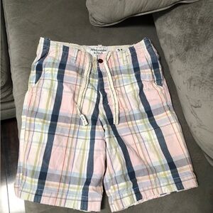 Vintage Abercrombie & Fitch Multicolor plaid shorts size 34